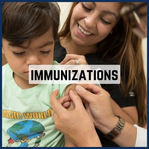 Link to learn about immunization services.
